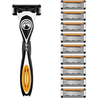 BIC Hybrid 5 Flex Rasierer Herren, Nassrasierer mit 10
