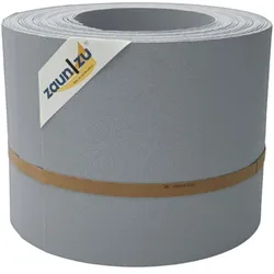 zaun|zu® Sichtschutz PP Sichtschutzstreifen Doppelstabzaun Fenstergrau,10x 2,55m