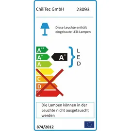 ChiliTec LED Außenlampe mit Bewegungsmelder Reichweite 10W 1010Lumen