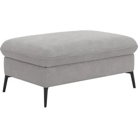 sit&more Polsterhocker SIT & MORE "Emely", grau (hellgrau), B:104cm H:47cm T:69cm, 100% Polyester, Hocker, Polsterhocker, mit praktischen Stauraum