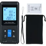 Digitaler Laser-Entfernungsmesser Smart Laser Distance Meter mit einzelnen kontinuierlichen Volumina Bereich Pythagoras Messung Modi Handheld Measu...