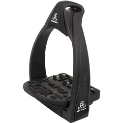 Acavallo Flexia stoßdämpfender Steigbügel - black/black - black/black