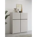 OTTO home Cross 119,5 x 139 x 40 cm Braun
