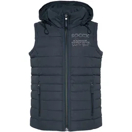 Soccx Weste nachtblau / grau XS