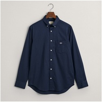 GANT Langarmhemd »Regular Fit Popeline Hemd leicht strapazierfähig pflegeleicht«, mit Label Stickerei auf der Brusttasche