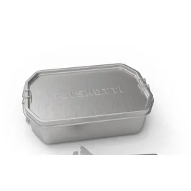 Skotti Edelstahlbox 1 l Silber/Weiß
