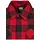 URBAN CLASSICS Checked Flanell Langarmhemd Black / Red 158-164 cm
