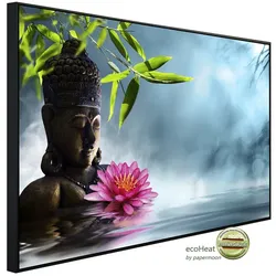 papermoon Infrarotheizung »EcoHeat - Buddha in Meditation«, Matt-Effekt - bunt