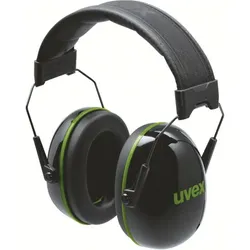 UVEX Arbeitsschutz K10, Kopfband, Konstruktion, Schwarz, Grün, 30 dB