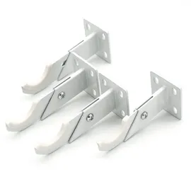 WITEN&NOCK Wandhalterung 4er Set verstellbar ausziehbar 70-95 mm Weiß