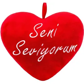 Brubaker XXL Teddybär 100 cm Weiß mit einem Herz Stofftier Plüschtier Kuscheltier