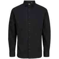 JACK & JONES Jaxon Stretch SHIRT L/S NOOS«, Schwarz,XS
