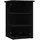 vidaXL Beistellregal 35 x 35 x 55 cm Schwarz