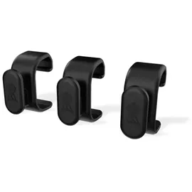 Weber Besteckhaken-Set 3 Stück 2,3 x 5,3 x 4,7 cm Kunststoff schwarz