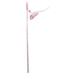 Duvoplus Cat Toy Spielangel Catchy Papiermaus - rosa