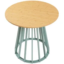 [en.casa] Lensuu Ø 80 cm Pastellgrün/Eiche