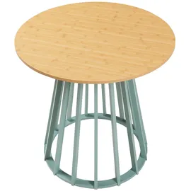 [en.casa] Lensuu Ø 80 cm Pastellgrün/Eiche