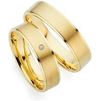 Trauring PHÖNIX "Schmuck Geschenk Gold 333 Trauring Ehering LIEBE versch. Varianten" Gr. 62, gold (gelbgoldfarben), Fingerringe, 62, ohne Brillant, Gelbgold 333, 5,0mm, Made in Germany, wahlweise mit oder ohne Brillant