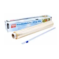 Papstar Frischhaltefolie,PVC ohne DEHP-Weichmacher 10517 , Format: 300 m x 45 cm, Stärke: 7 my