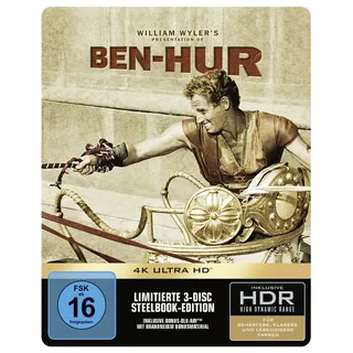 Ben-Hur (Steelbook, 2 4K-UHD+Blu-ray) (Exkl. Shop)