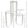 DanDiBo Ambiente Blumentreppe 52 x 81 x 52 cm Weiß