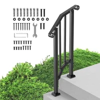 Vevor Handlauf 1–2 Stufen 1 m lang Karbonstahl