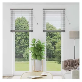 vidaXL Balkenjalousien 220 x 75 cm Silber