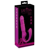 Javida - Stoß-Vibrator mit Klitoris-Stimulationsarm 1 St