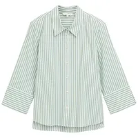 Tom Tailor Loose Fit Bluse mit Streifenmuster, Hellgruen, 36