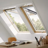 VELUX Klapp-Schwing-Fenster GPL MK08 3066 Holz klar ENERGIE PLUS Alu 78x140cm