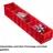 Allit 456561 Sichtlagerkasten (L x B x H) 91 x 500 x 81mm Rot 1St.