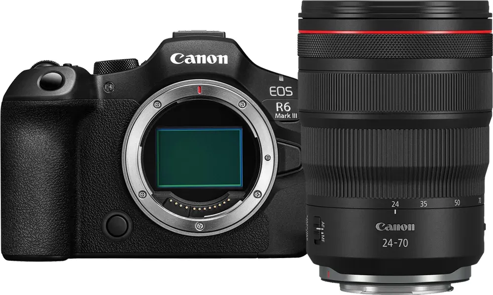 Canon EOS R6 Mark III + RF 24-70/2.8 L IS USM -300,00€ Cashback 4999,00€ Effektivpreis