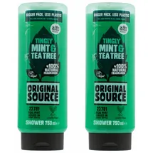 Original Source Duschgel XXL Mint & Tea Tree, 2 x 750ml