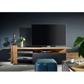 Massivmoebel24 TV-Regal Wild-/Zerreiche 160x50x53 natur geölt FRANKFURT #110