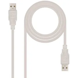 NANOCABLE USB 2.0 Kabel 1 m Beige