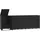 deluke Mülltonnenbox GORILO 345 x 117 x 79 cm schwarz