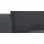 flexlux Eckcouch Polyester 3-Sitzer Schwarz