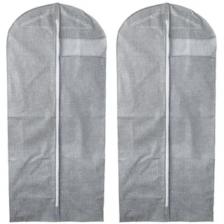 Estexo Kleiderschutzhülle Klamottenhülle 60x135 cm 2er Set Kleiderhülle Kleidersack