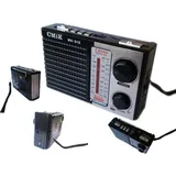 Trade Shop - mini tragbares radio wiederaufladbar fm MP3 player usb microsd cmik MK918 -