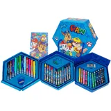 Paw Patrol Schreibwaren-Set, Enthält Buntstifte, Marker, Bleistifte, Radiergummi, Spitzer, Notizbuch, Clips, Aktentasche, Schulset für Kinder und Jugendliche