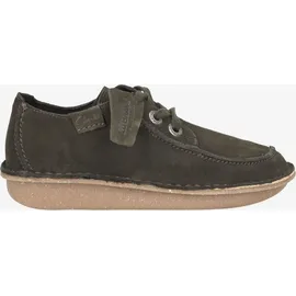 CLARKS Funny Dream Schuhe Dark Green Suede 36