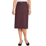 GOLDNER Bleistiftrock Damen Meliert Rot 40