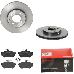 BREMBO Bremsensatz, Scheibenbremse vorne rechts links innenbelüftet 256mm für SKODA VW SEAT (FAW) AUDI WULING (SGMW) NISSAN 24513053 41060V4810 410608
