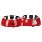 Karlie Diner Set Jairo Rot 2 x 200 ml, 2 x Ø 11 cm Hund