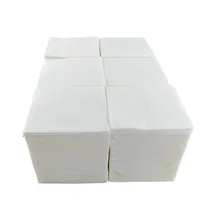 Hostelnovo 600 weiße Papierservietten, klein und einzeln, Mikropunkt-Textur, dicker und saugfähiger, ideal für Catering, Bars und Partys, 10 x 10 cm, gefaltet