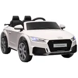 Homcom Kinder Elektroauto 12V Kinderauto mit 2,4G Fernbedienung, Musik, Elektrofahrzeug mit LED-Leuchte, USB/MP3-Anschluss, Rückwärtsfunktion,
