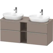 Duravit D-Neo Konsolenwaschtischunterbau wandhängend Basalt Matt 1400x550x664 mm - DE4970B70430000, DE4970B70430000