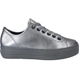 Pauls Damen Plateau-Sneaker Silber 38,5