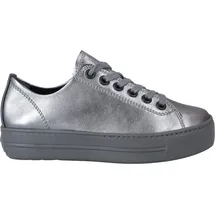 Paul Green Pauls Damen Plateau-Sneaker Silber 38,5