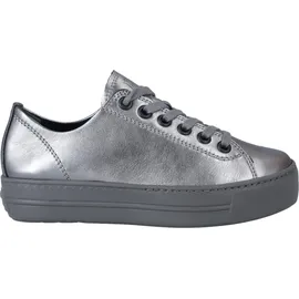 Paul Green Pauls Damen Plateau-Sneaker Silber 38,5